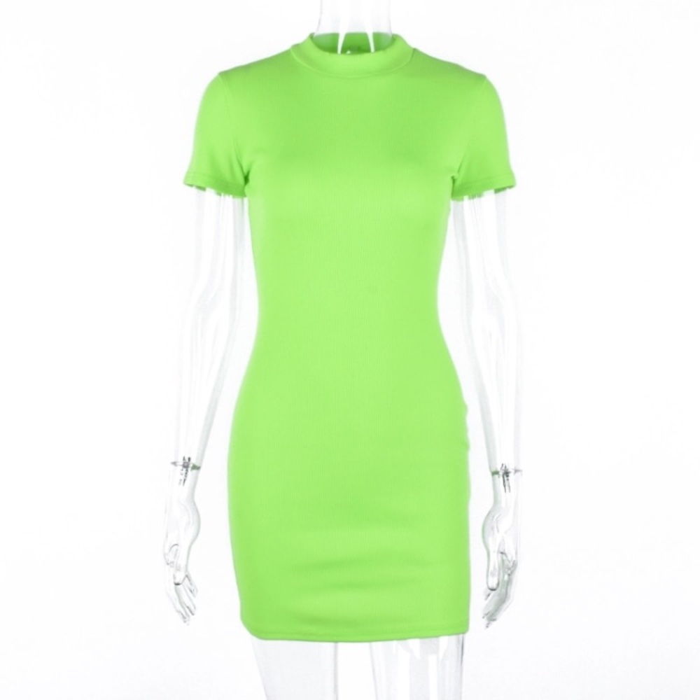Neon Chic Mini Dress - Picture 3 of 6